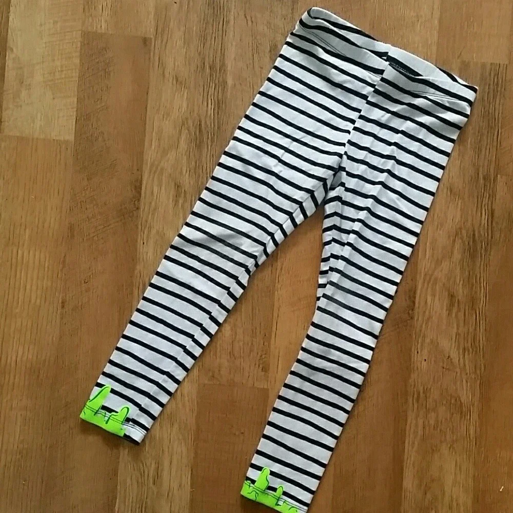 Cat & Jack Halloween Slime‎ Striped Outfit Unisex Size Small 6/6X